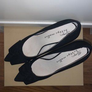 Bettye Muller Black Heels with Bow